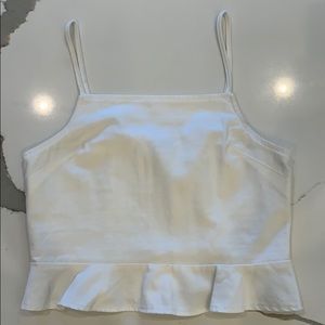 American Eagle White Crop Top